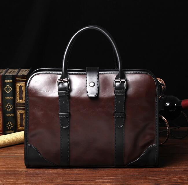 men's handbag business bag shoulder bag briefcase document bag