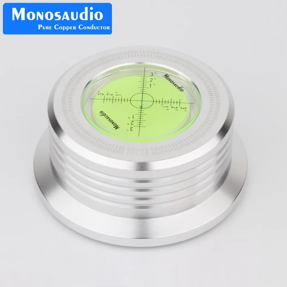 Monosaudio 50Hz/60hz LP Vinyl Record Disc Town Aluminum Alloy Stabilizer Measure Vibration Balanced For Turntable Phonograph