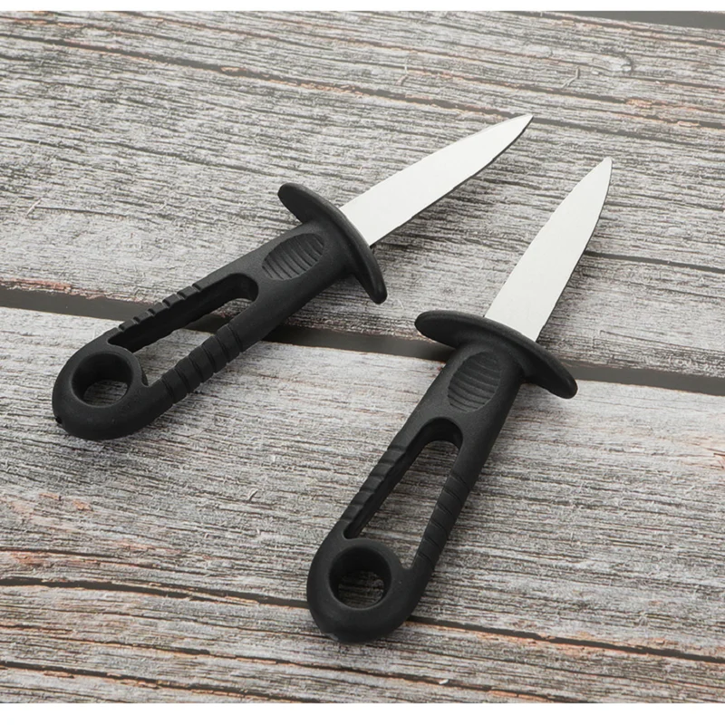 Edelstahl-Austernwerkzeug, Meeresfrüchtelmesser für sterben Öffnung von Meeresfrüchten, Mehrzweck-Hebelmesser, Öffnung von Austern und Schalen direkt