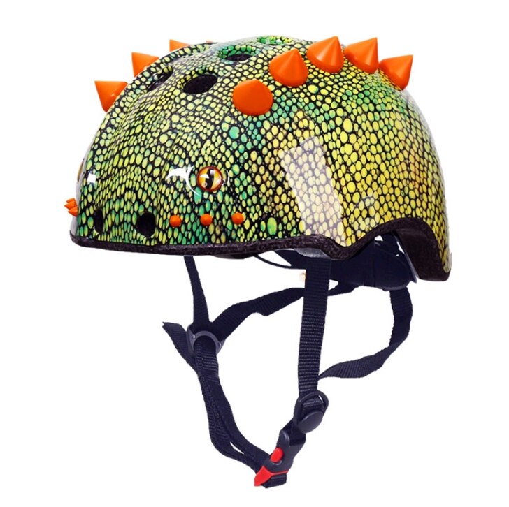 Kinderen Fiets Helm, 3D Dinosaurus Deel, Scooter Peuter Diverse Sport Verstelbare Meisje Jongen Helm: Default Title