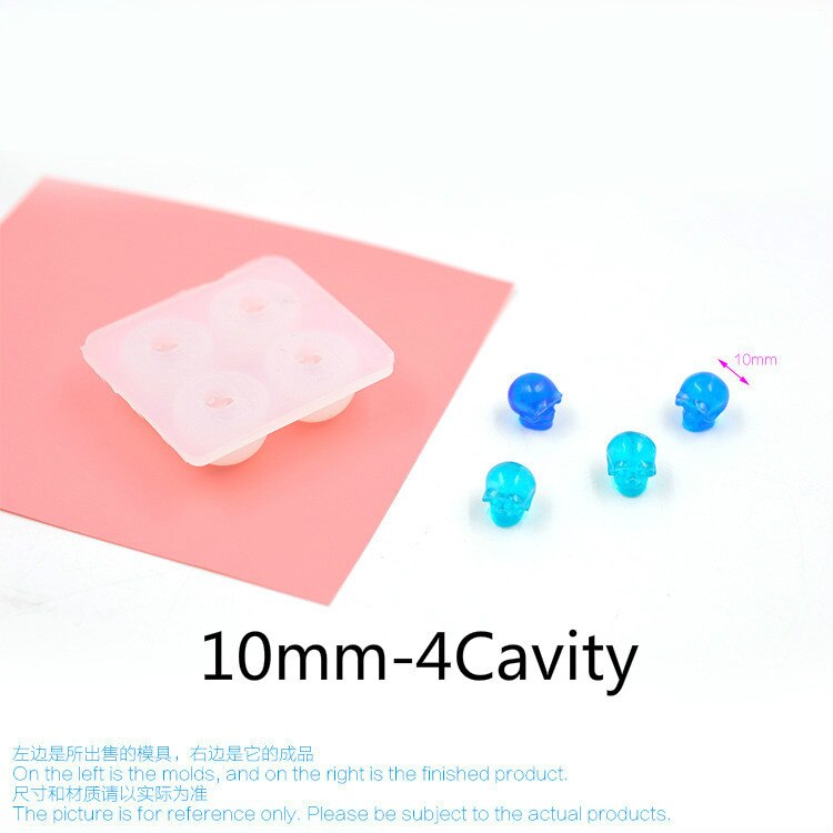 3d kleine schedel siliconen mallen dames sieraden mal benodigdheden halloween mal uv hars mal epoxy hars mal sieraden maken gereedschap: 02