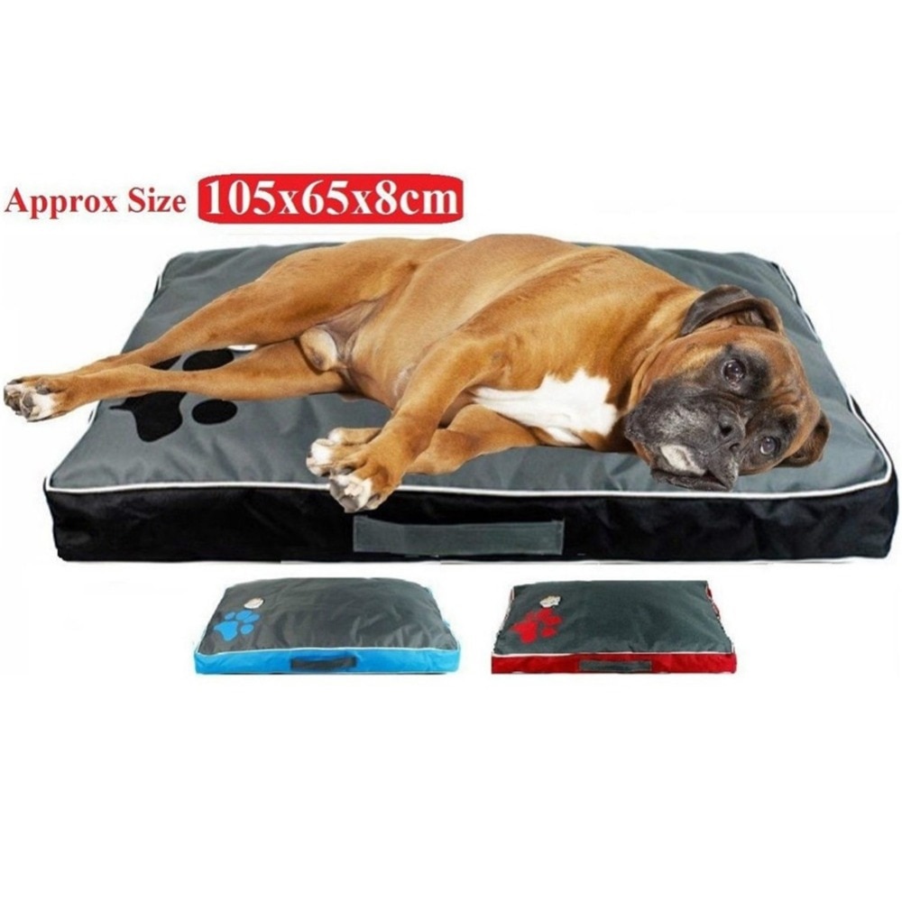 Camas grandes impermeables para perros, sofá cuadrado, almohada para husky y labrador, casa de gatos