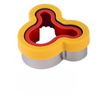 Stainless Steel Sandwich Cutting Mold with Hand Guard Multi-purpose Toast Fruit Cutter Mould for Lunch Box Decor Baking Tools: VIOLET/紫罗兰