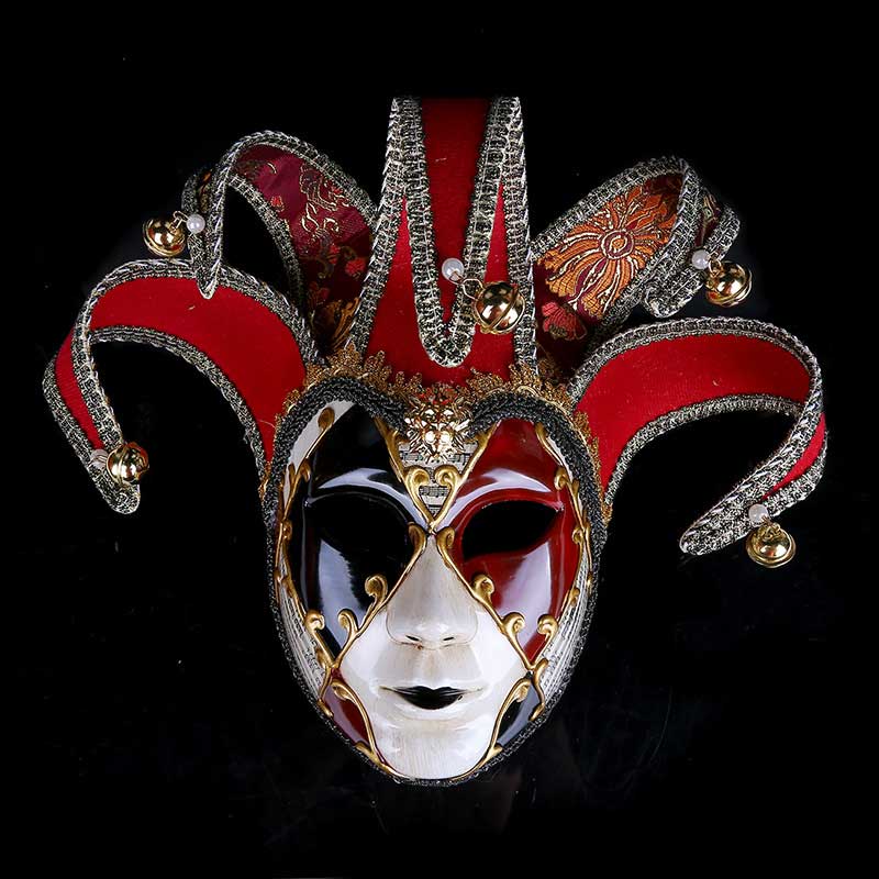 VENEDIG MASKEN PARTEI MASKE FESTLICHE LIEFERUNGEN MASKERADE MASKE WEIHNACHTEN HALLOWEEN venezianisch KOSTÜmich KARNEVAL anonym MASKE FÜR FRAUEN UND: rot