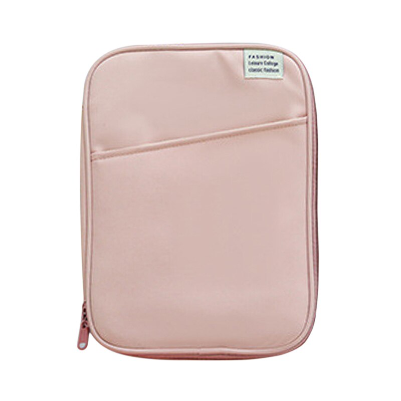 Mode Multi-layer Laptop Tablet Liner Tas Voor Ipad Pro 11 12.9 Inch Shockproof Beschermhoes Draagbare 13 Inch opslag Pouch: pink  large