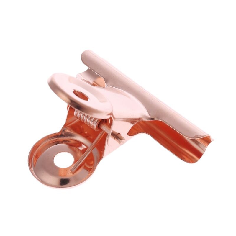 5 Pcs/set Bulldog Letter Grip Clips Stainless Steel Paper File Binder Clip Clamps Stationary Office Kitchen Storage Bag Clips