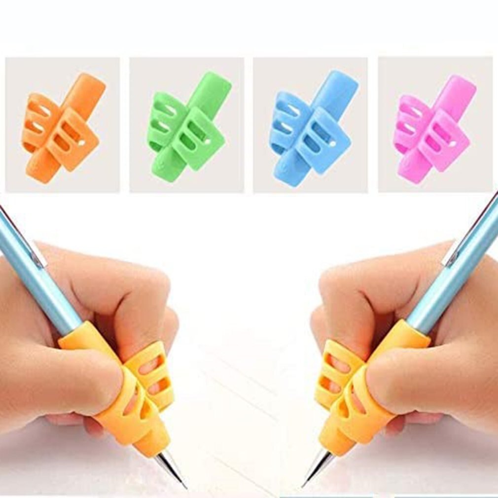 8 Stuks Siliconen Kinderen Grijpen Pen Tool Holding Potlood Studenten Hold Pen Schrijven Houding Correctie Met Houding Speelgoed