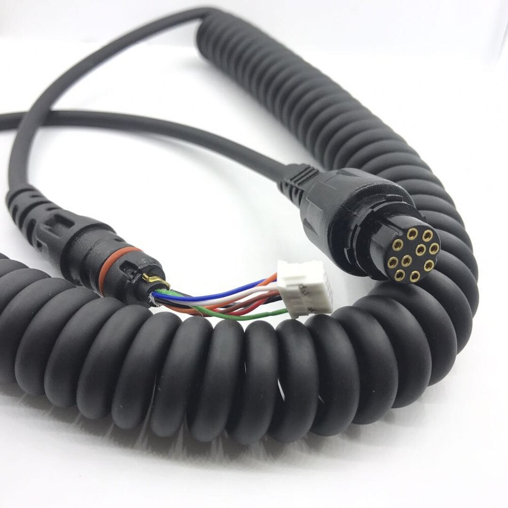 Câble de rechange pour Microphone et haut-parleur, connecteur d'aviation à 10 broches, pour Hytera MD780 MD780G MD782 RD980 MT680