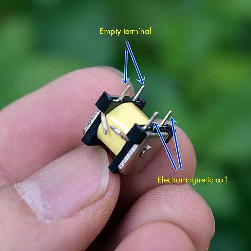 10 stk / sæt miniature-magnetelektromagnet  dc24v 36 ma mikro-elektromagnet med tom terminal, elektromagnetisk spole