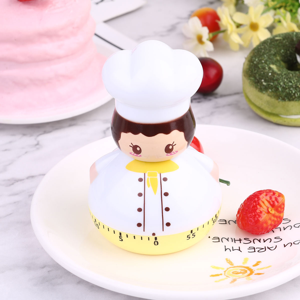 1pc Mechanical Timer Countdown Timer Cooking Timekeeper Reminder for Hotel Restaurant