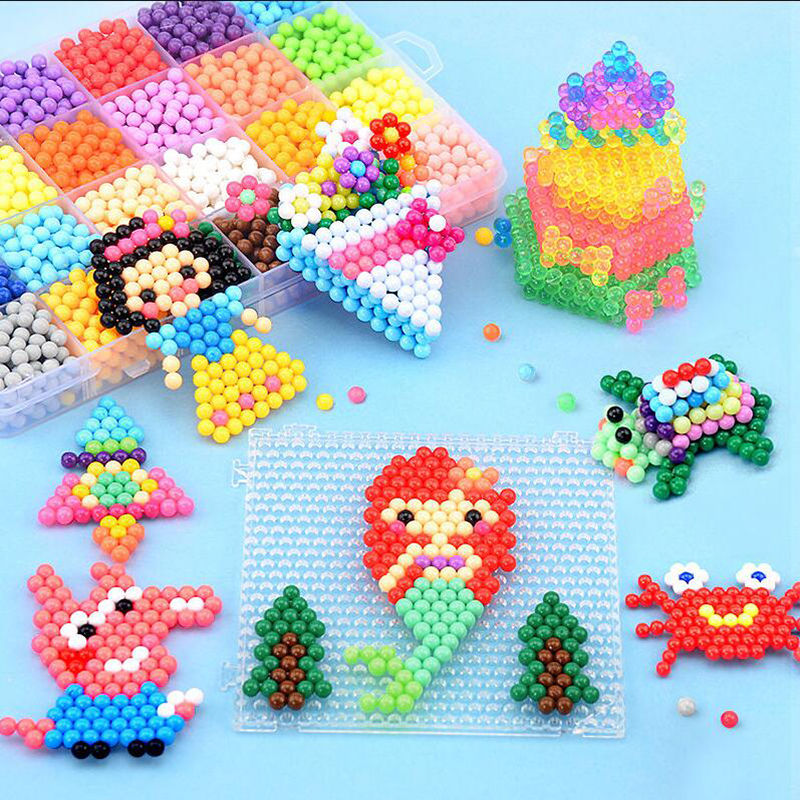 DIY-Perlen-einstellen, Perlen-Werkzeug, Kreativität, magische Wasserperlen, Stecktafel, Kunst und Handwerk für freundlicher, Spielzeug, Mädchen, freundlicher, , 5, 7, 10 Jahre