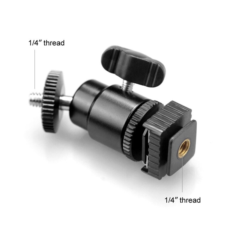 Adaptador do monitor do lcd com base fria da sapata da sapata quente com 1/4 Polegada furo fêmea