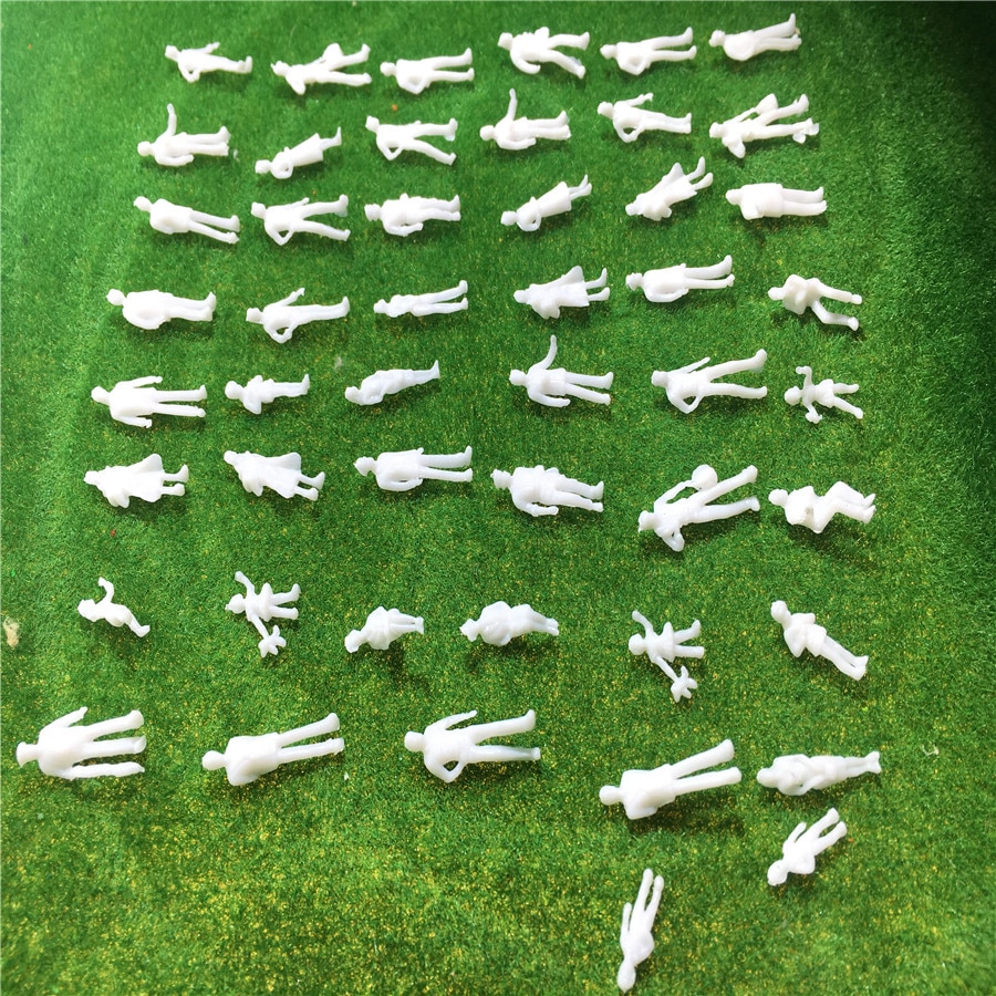 300pcs 1:100/150/200 Mixed Miniature White Archite... – Grandado