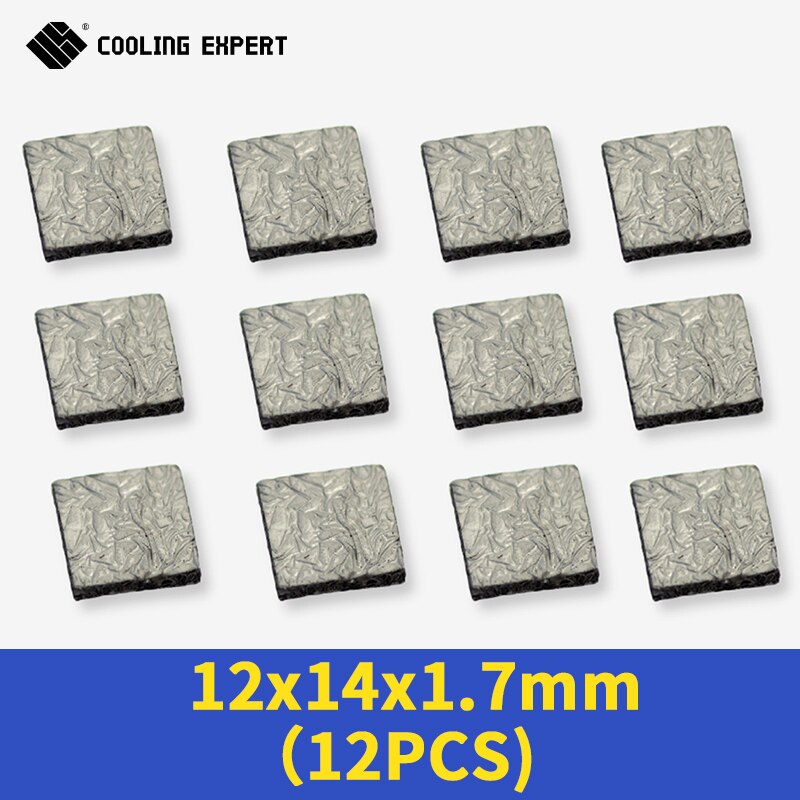 Køleekspert 40w/ m .k 3d grafit termisk pude 3090/3080 memory termisk fedtpude ic køling gddr 6x vram grafen køling: Tykkelse 1.7mm