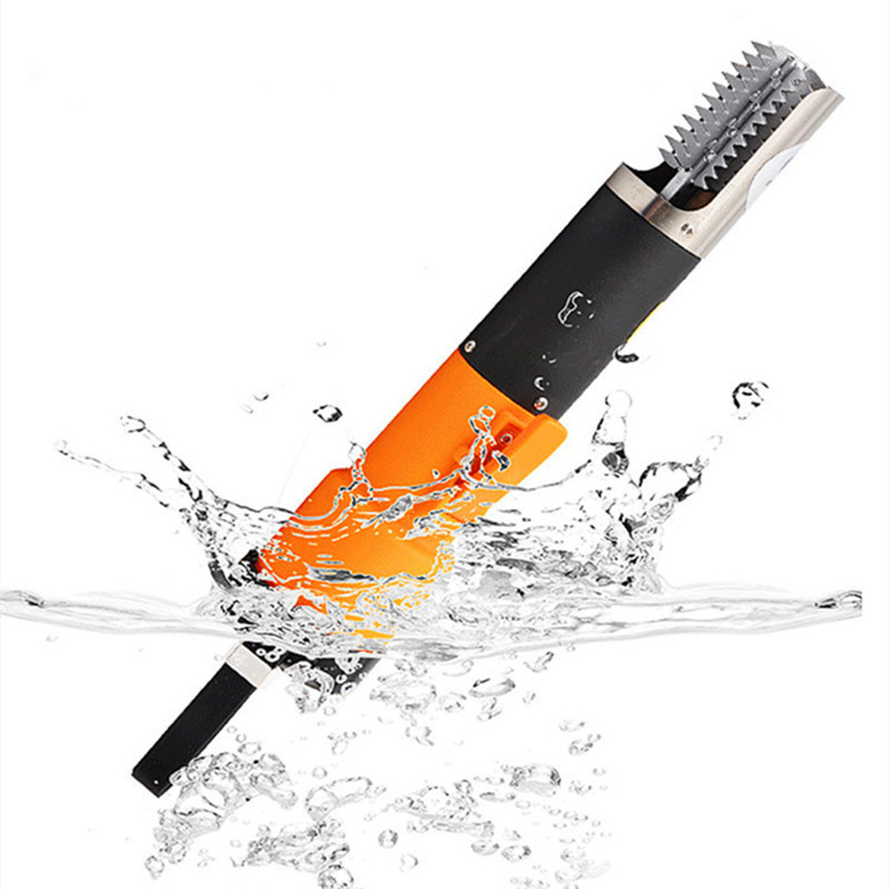 Electric Fish Scaler Fishing Scalers Rechargeable Clean Fish Remover Cleaner Portable Descaler Scraper Seafood Tools EU Plug