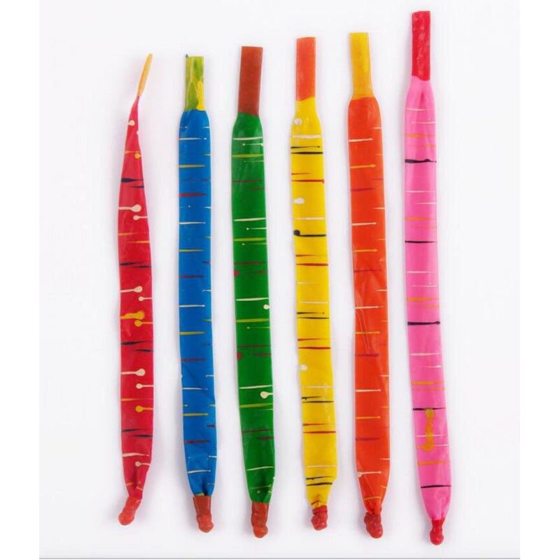 Lot de 10 ballons gonflables longs en forme de fusée, jouets pour fête d'anniversaire d'enfant, ballons en latex, jouets classiques