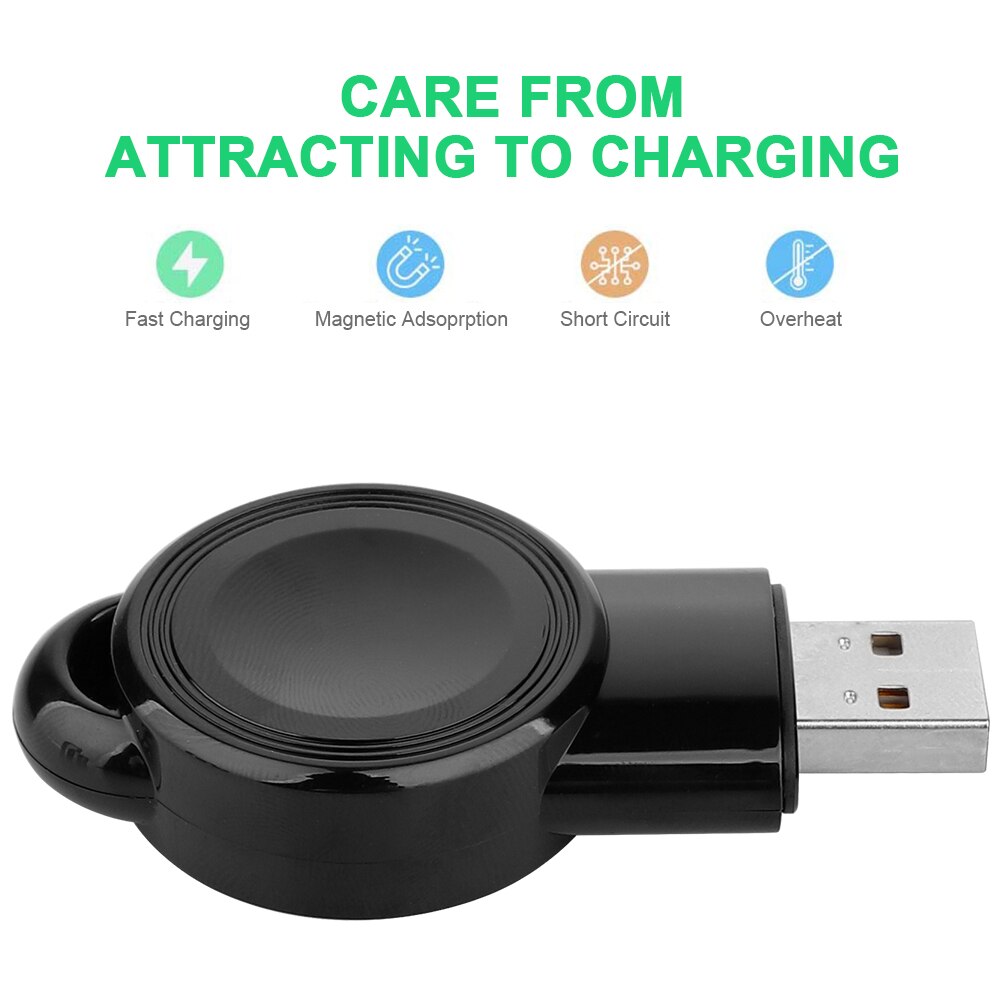 QI Wireless Charger For IWatch 5 4 3 2 1 Portable Mini External Battery Pack For Smart Watch Wireless Charger