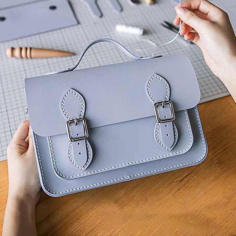Creatieve Tas Maken Materialen Pakket Diy Tas Handgemaakte Accessoires Handcraft Self-Made Vrouw Zak Lederen Materiaal Praktische