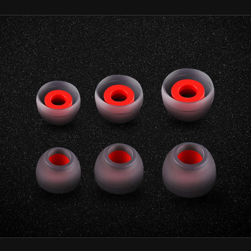 Almohadillas de silicona para auriculares, accesorios para auriculares pequeños, 3/1 pares