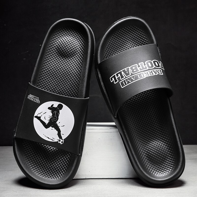 Summer Mens Foot Massage Football King Slippers Accupressure Home Indoor Men Slides Slide Slipper Sleepers House Room
