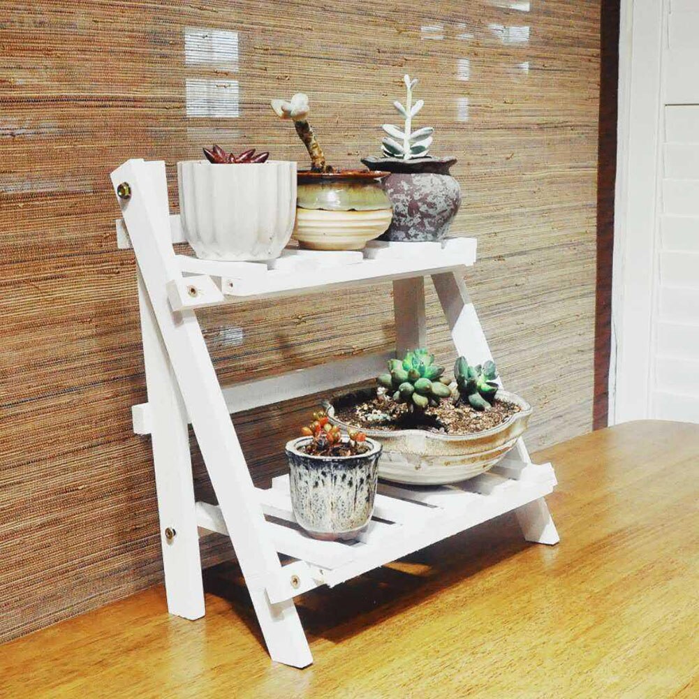 Maceta con soporte para bonsái, maceta de madera para jardín y casa