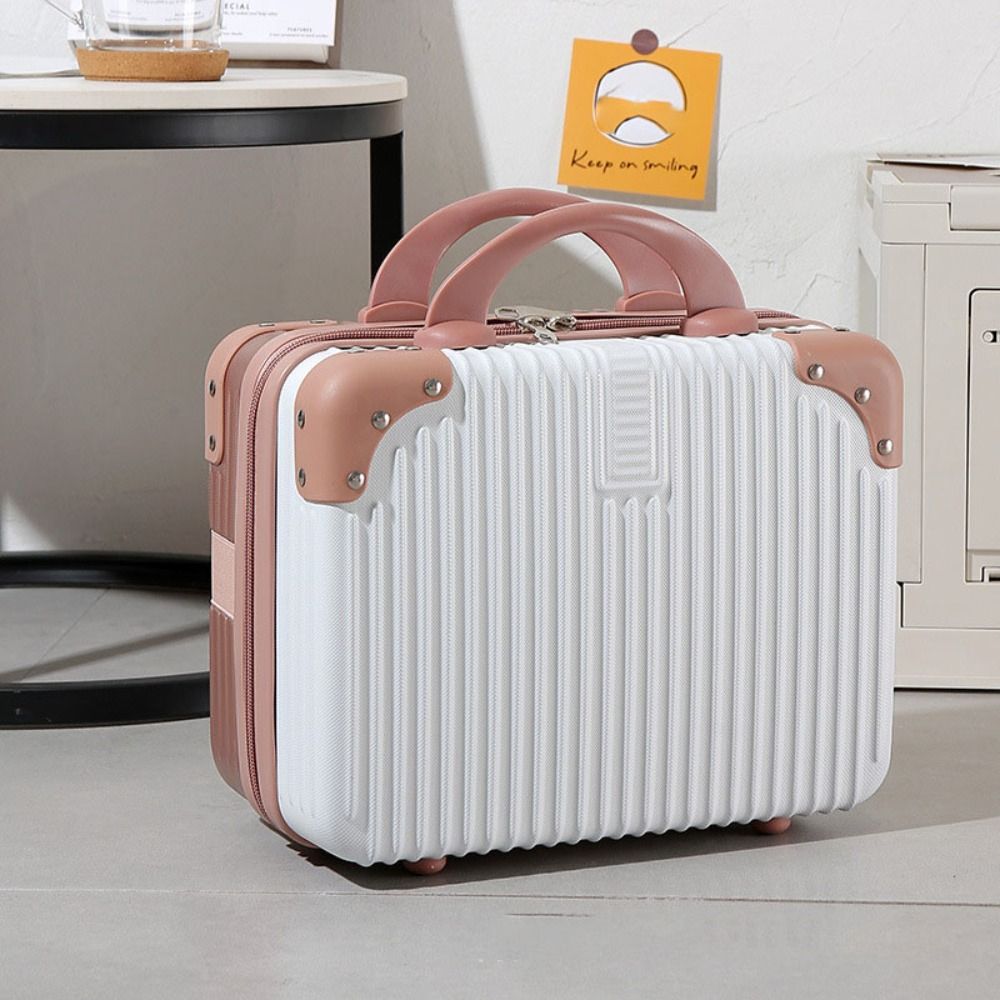 14 inch Mini Travel Suitcase Cosmetic Box Hand Luggage Organizer Makeup Case PC Small Password Box Boarding Case