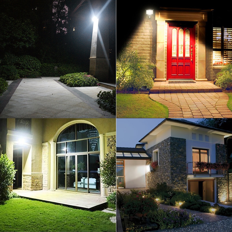 LED Flood Light Motion Sensor 10W 20W 30W 50W Waterproof IP66 220V 230V Flood Light PIR Reflector Projector Outdoor Spotlight