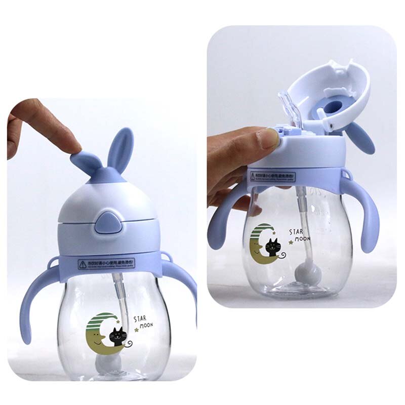 Botella de alimentación para bebés recién nacidos biberón de alimentación de 320ml 1 pieza de botella de leche de jugo de agua Tritan para bebé