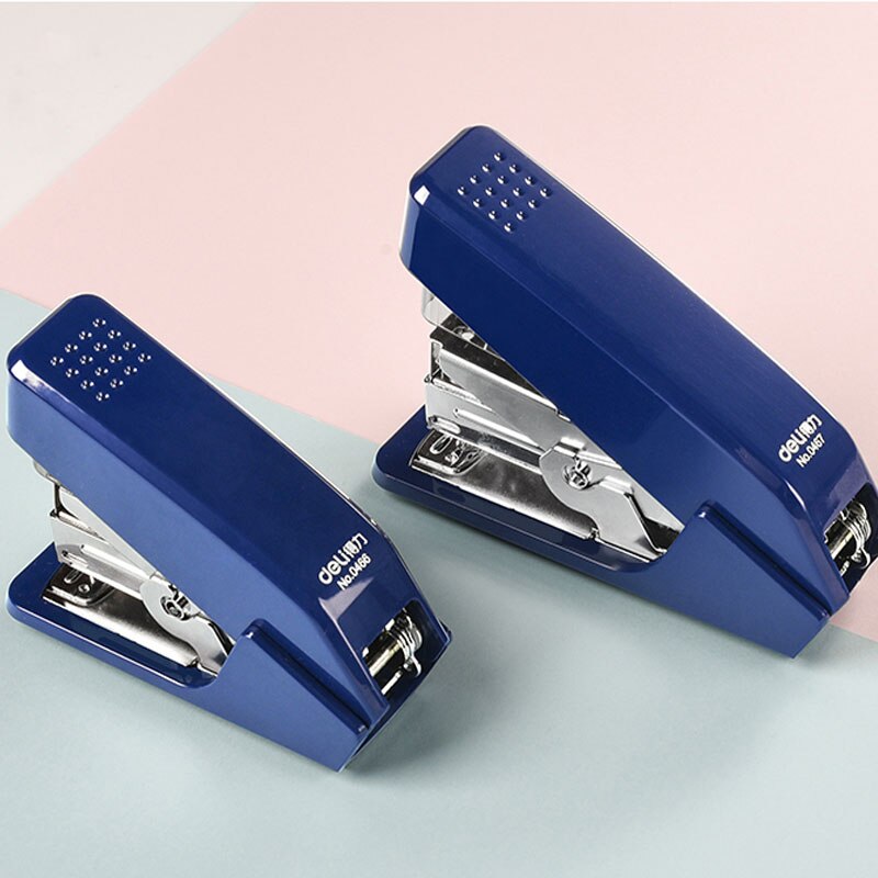 Deli Power-Saving Stapler Office Supplies Student Special Small/Medium/Large stapler standard multi-function practical stapler
