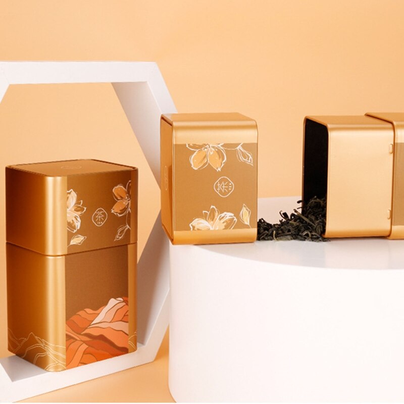 Rectangle Tea Storage Containers Tea Tins Food Sto... – Grandado