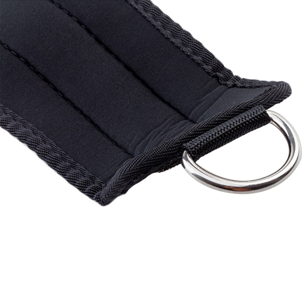 Double D-ring Ankle Cuff Straps 1 Pair Fitness Exercise Strap Adjustable Leg Weight Wrist Belt Home Gym Training Equipment