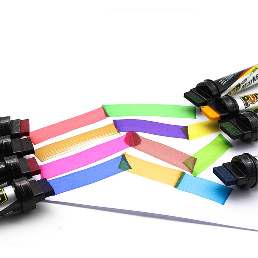 20mm Graffiti Sketching Markers Pen Waterproof Permanent POP Paint Graphic Sketch Marker Refillable Poster Pen