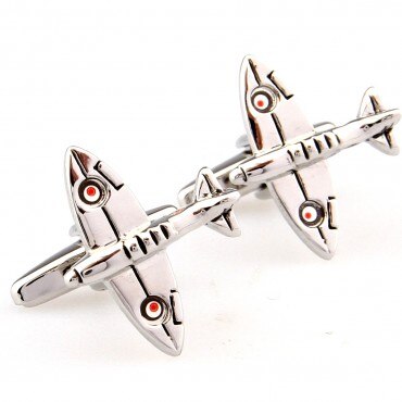 Fighter Plane Ship Screw Propeller Cufflink Cuff Link 1 Pair Big