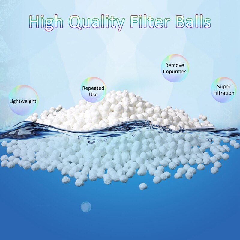 Filterballs Sand Filter Alternatively Pool Filter Swimming Pool Cleaning Filters Ball White Filter Sand Quartz Sand