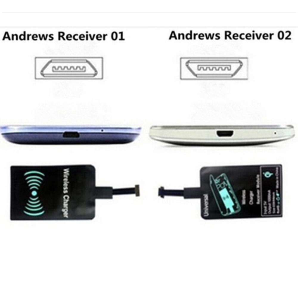 Wireless Qi Induction Charger Receiver Charging Adapter 7 IQ Dock huawei Pad For iphone 5 6 TypeC Connector Samsung USB Mic N2D8