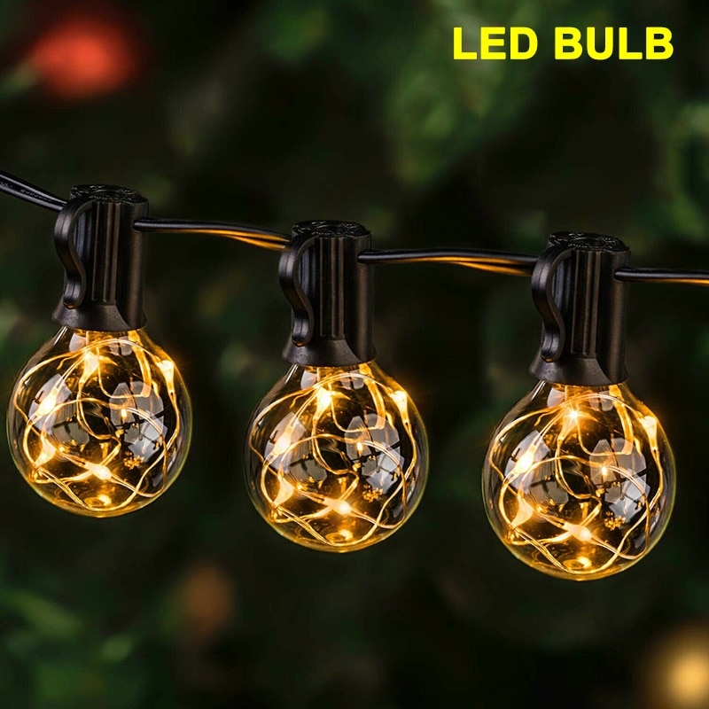 Spot led stringlight koristelamput valot riippuvat kotipatiolle puutarhajuhlat ulkona  qp2