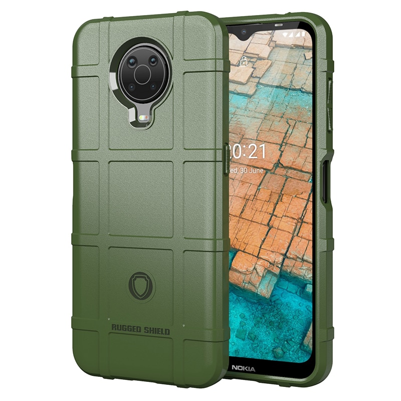 Case Voor Nokia G20 Telefoon Cover Ta-1336 Ta-1343 Armor Heavy Duty Bescherming Luxe Bescherming Voor nokia G20 Fundas: green