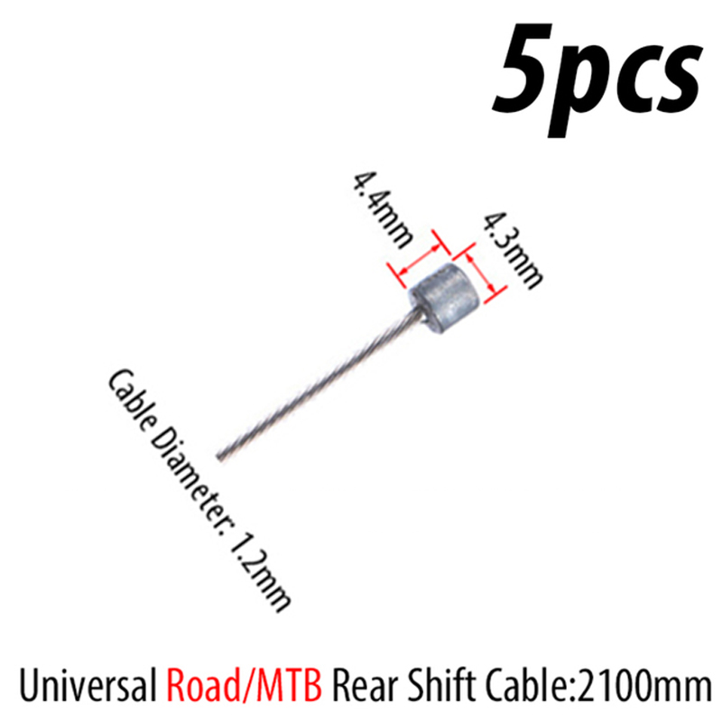 5pc cavi freno bici cavo cambio freno in acciaio inox filo freno bicicletta da montagna cavo interno deragliatore linea accessori bici