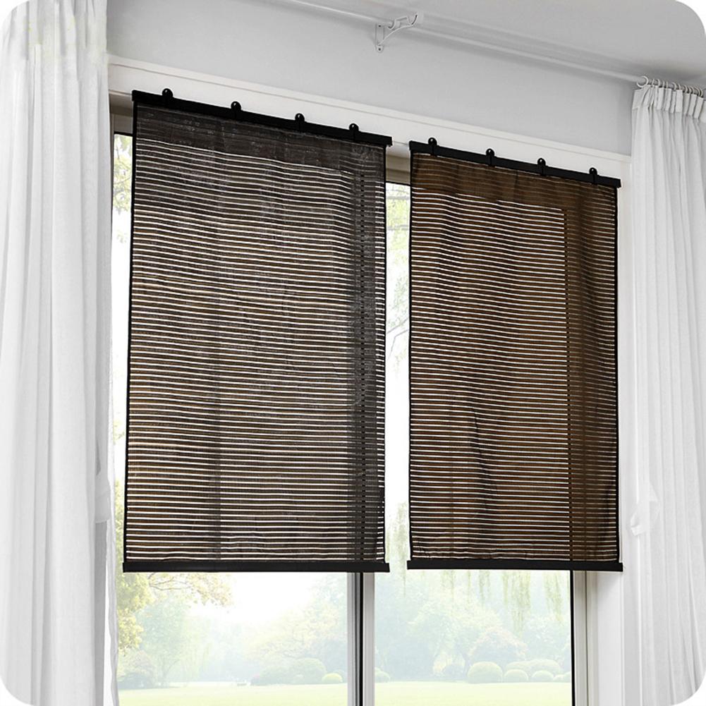 Cortinas opacas transpirables, cortinas opacas, cortinas verticales, cortinas opacas sin taladros extraíbles para dormitorio y oficina