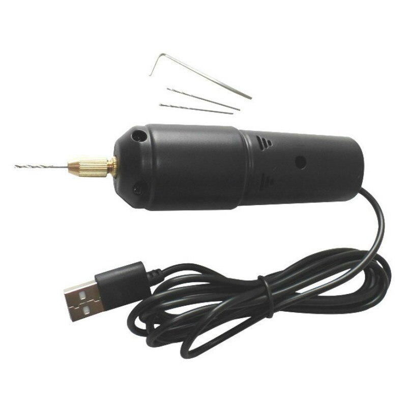 Smycken verktyg mini elektrisk borr handhållen för pärla epoxiharts smycken gör diy trä hantverktyg med 5v usb datakabel
