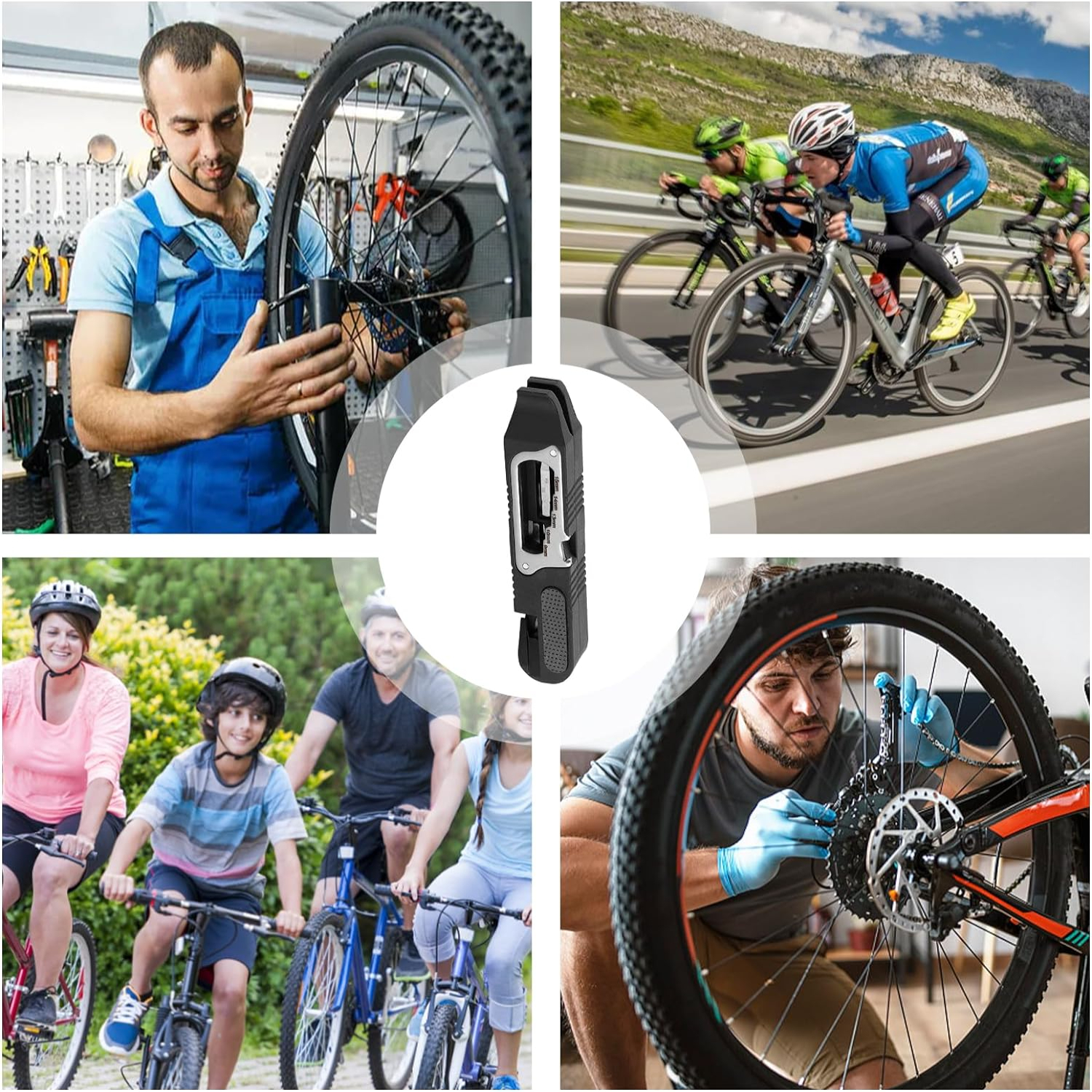 Multitool Kit - Handbetrieben - 1 Stück - Nylon, legierter Stahl, Metall - für Wandern, Camping, Radfahren