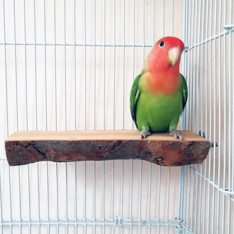 Pet Parrot Bird Standing Stick Wild Grape Wood Pole Bird Cockatiel Parakeet Perches Bite Claw Grinding Toy Bird Cage Accessories
