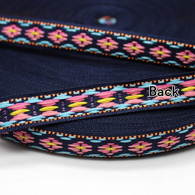 10yards/lot 10yards Ethnic Tape Jacquard Webbing Retro Customs Computer Embroidered Clothing Accessories polyester straps