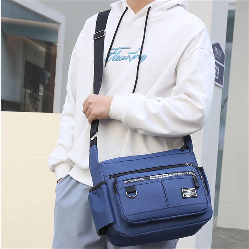 2023 Heren Messenger Bag Crossbody Schoudertassen Heren Kleine Sling Pack Voor Werk Bedrijf Waterdichte Oxford Packs Tas Tas