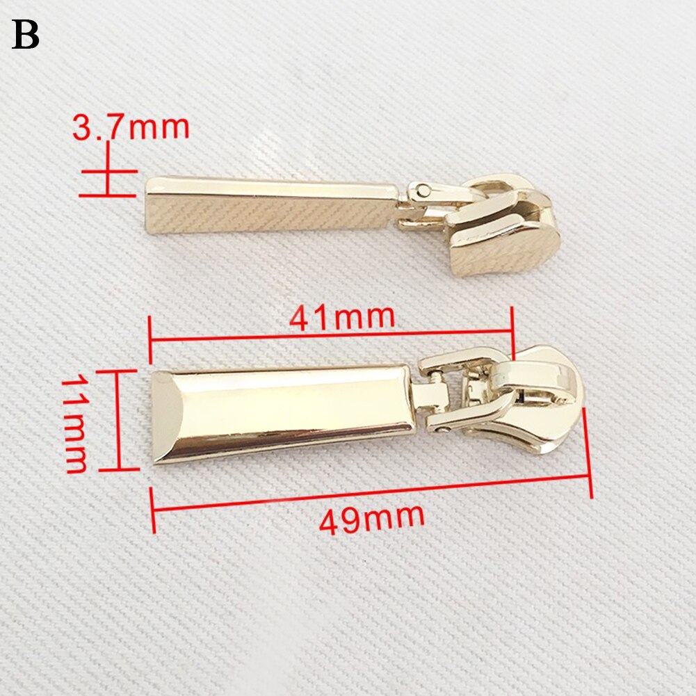 1PC Universal Instant Fix Zipper Repair Kit Replacement Zip Slider Teeth Rescue Zippers For Sewing Clothes: B