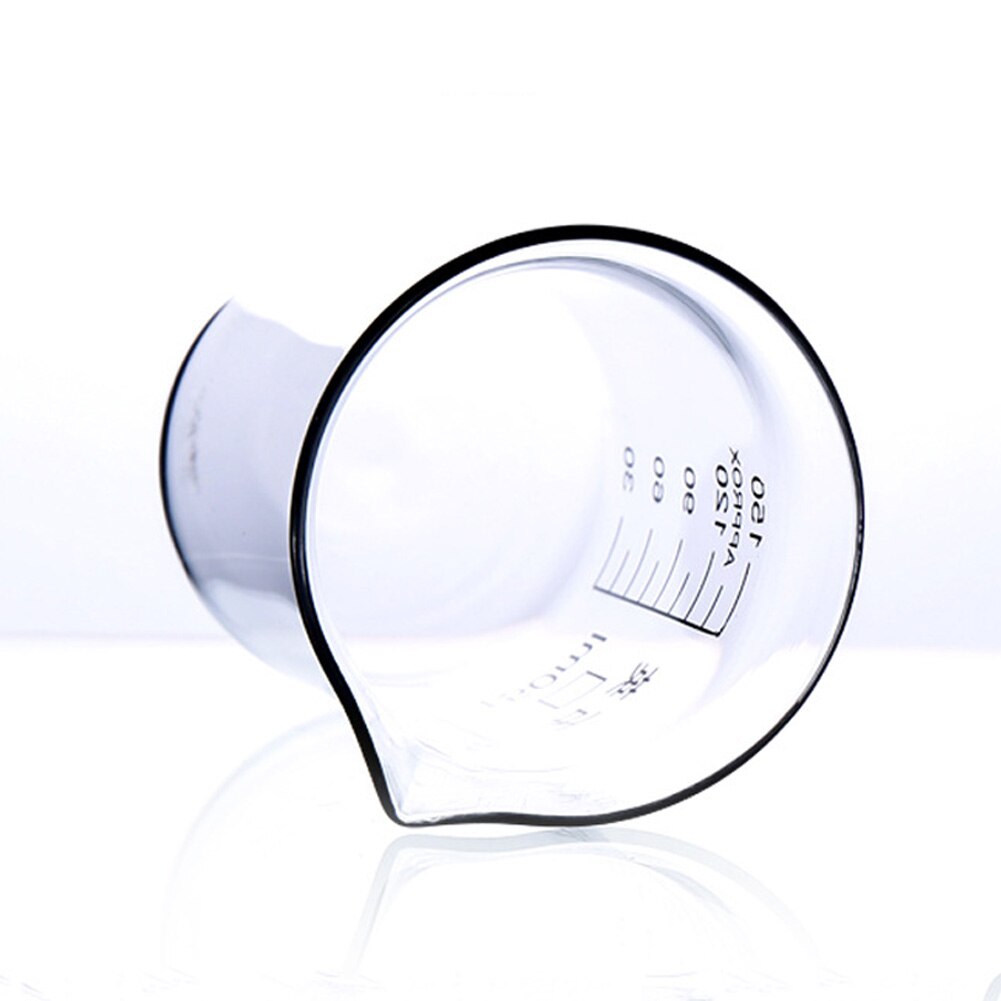 1pcs Quartz Beaker 50ml-500ml Chemistry Laboratory Borosilicate Glass Transparent Beaker Flask Crucible with Lids