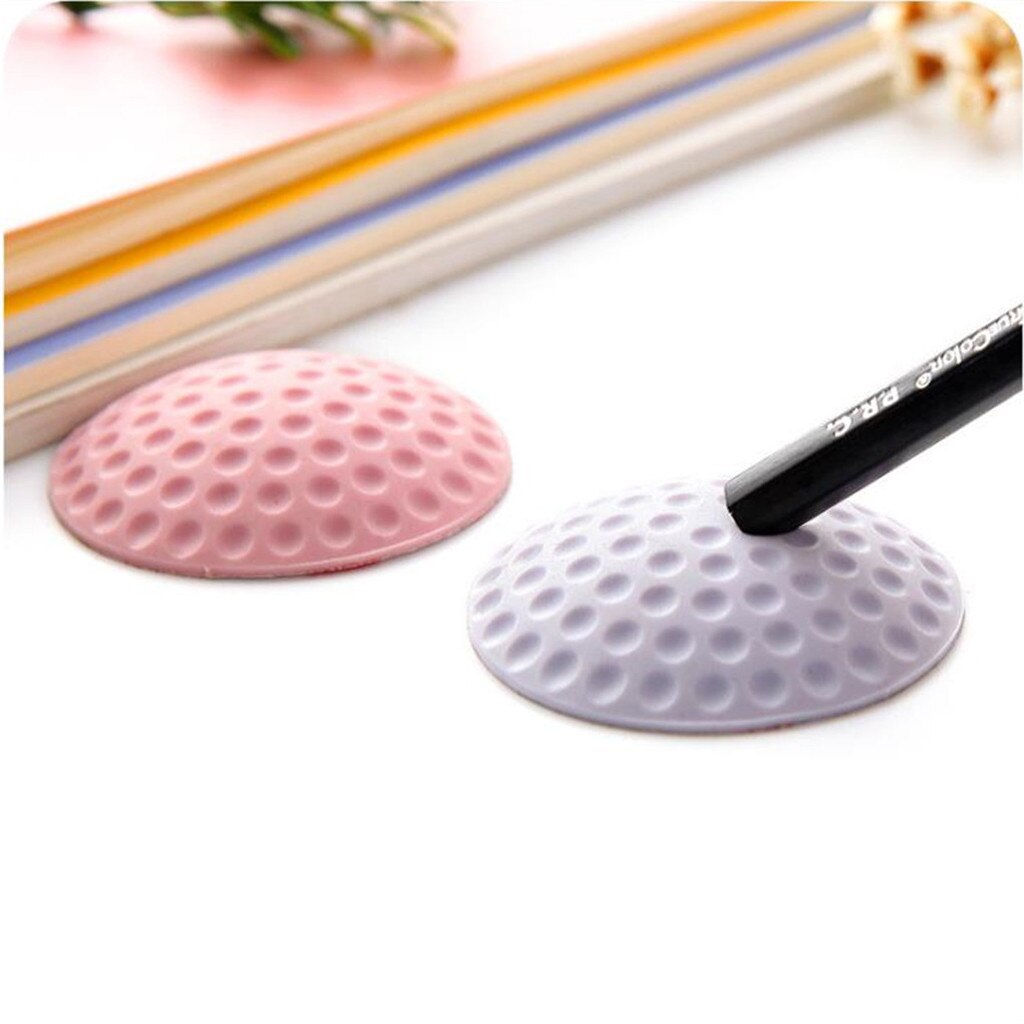 8 pçs silicone porta stopper protetor de parede auto-adesivo de borracha parar maçaneta da porta pára-choques almofadas redondas porta titular stoper fazer drzwi