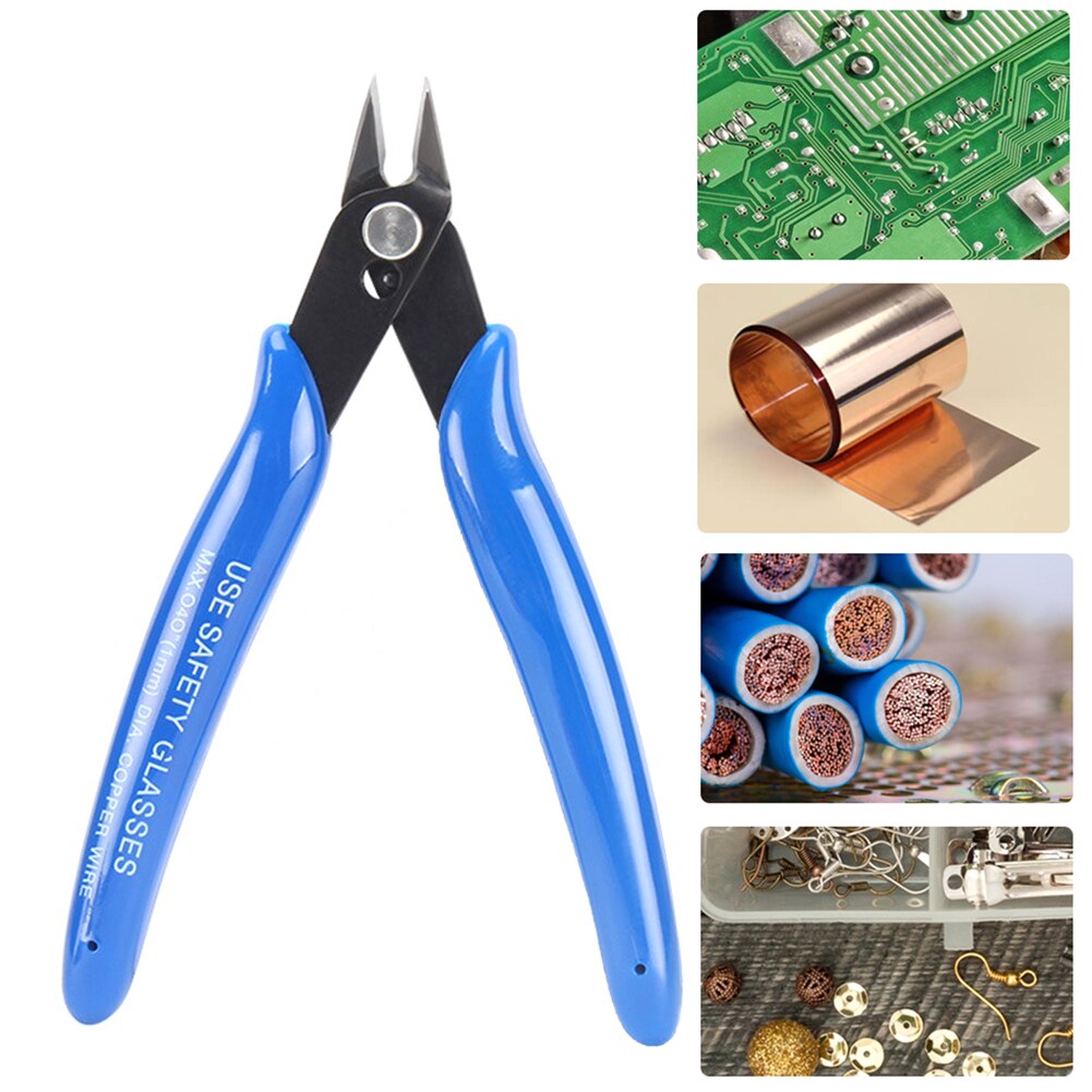 Insulated Handle Wire Plier Model Piler Anti-Slip Practical Wire Cable Cutter Cutting Side Snips Flush Gadget Hand Tool