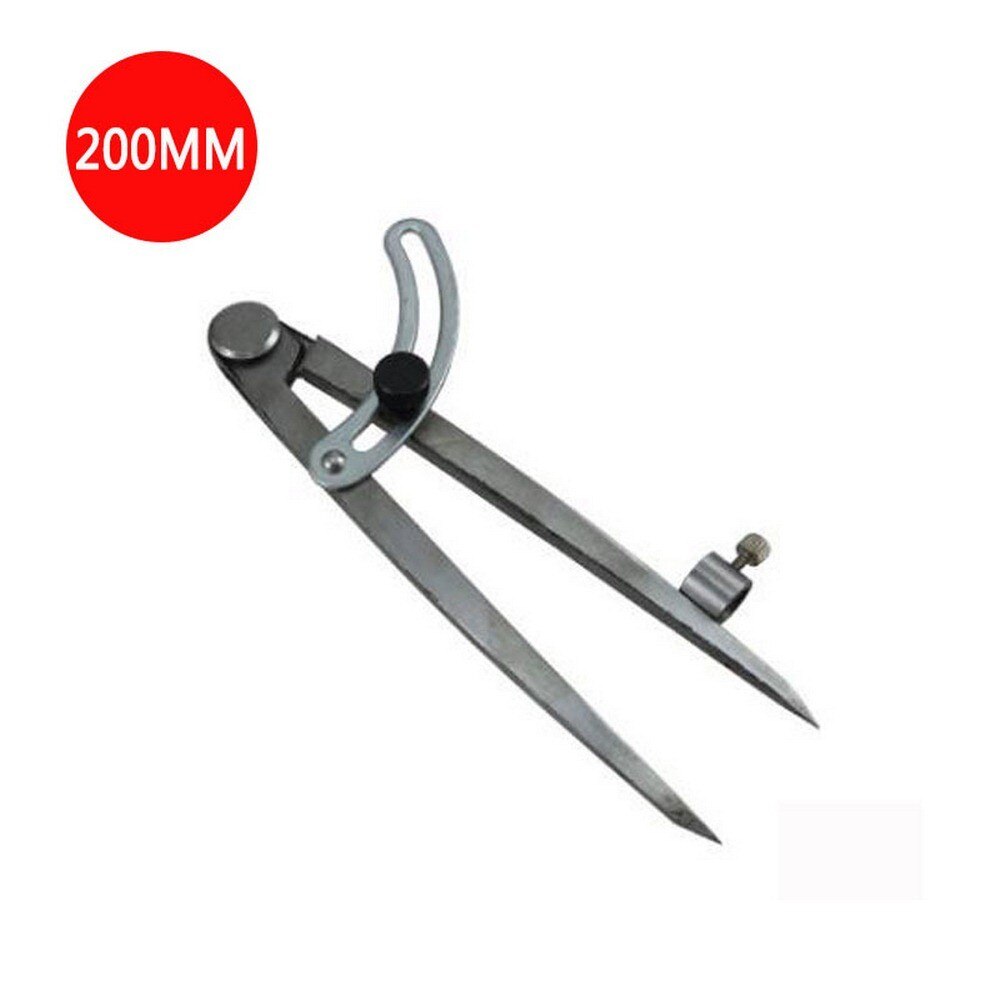150/200/250/300mm Carbon Stahl Flügel Teiler Kompass Kreis Maker Einstellbare Glasritzrades Abschließbar Carbon Stahl bleistift Kennzeichnung Werkzeuge