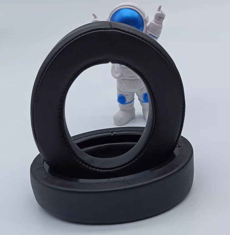 Coussinets d&#39;oreille en mousse à mémoire de forme, oreillettes de remplacement pour casque Corsair HS50 Pro HS60 Pro HS70 Pro: black